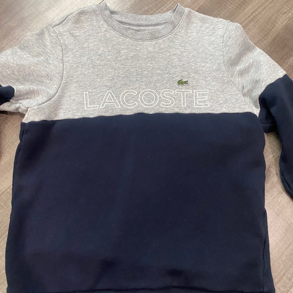 Boys Lacoste Crew Neck